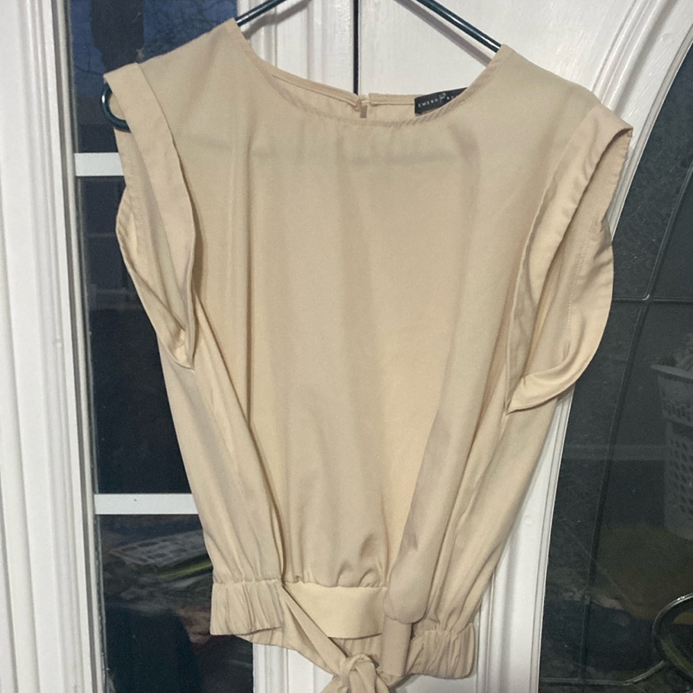 Elegant Cream Women's Top